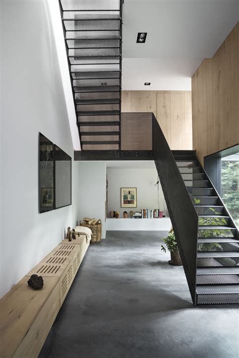 thulstrup house stairs perorated metal|Gallery of Peter's House / Studio David Thulstrup .